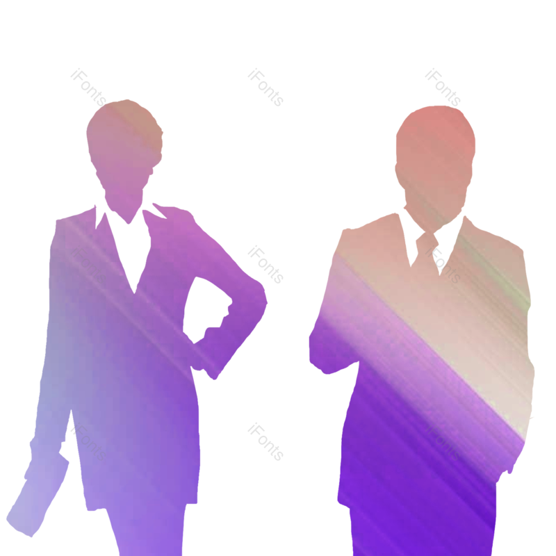 客服图片,工作元素,职场PNG,剪影免抠素材